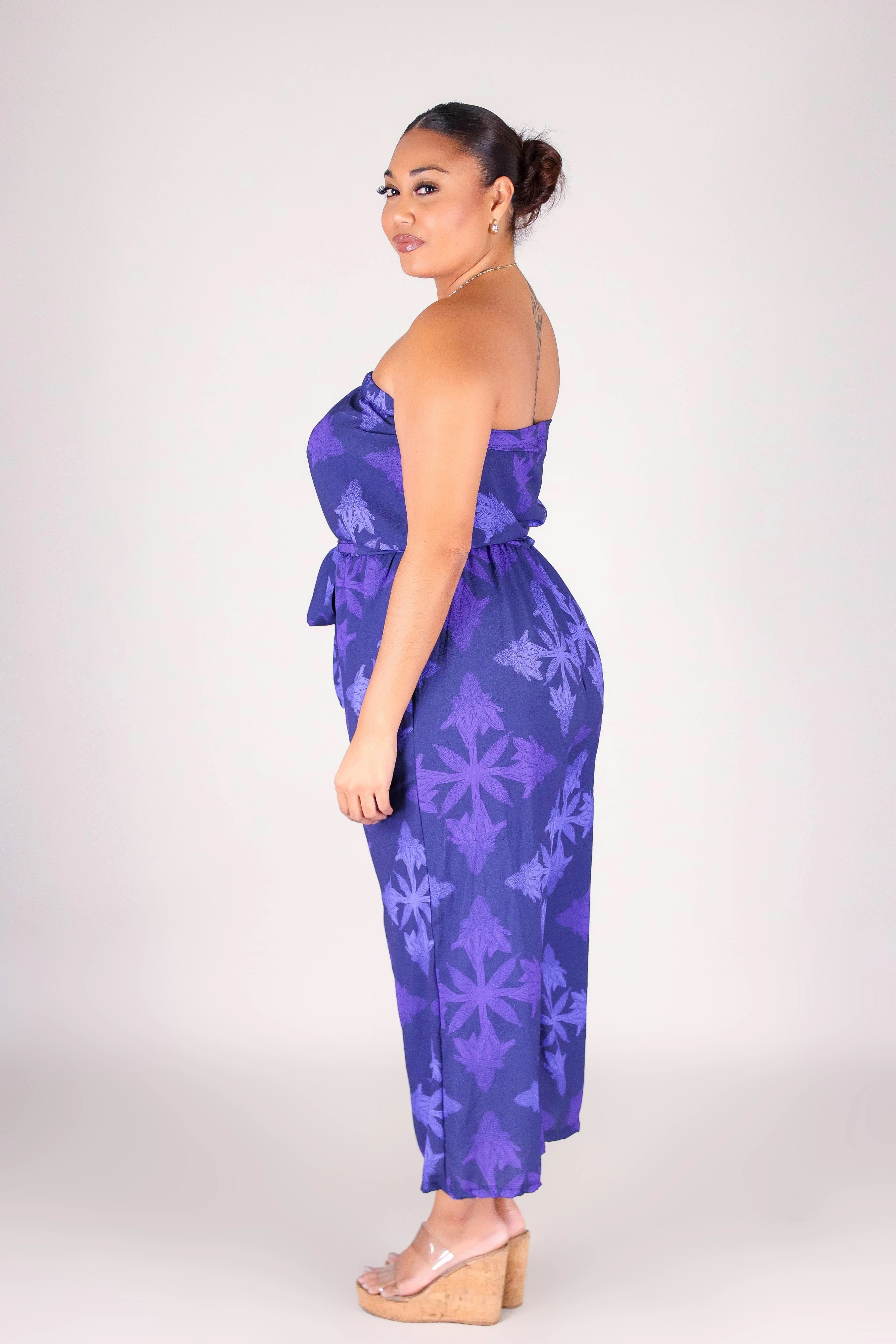 TORCH GINGER QUILT TUBE JUMPSUIT - Image 2