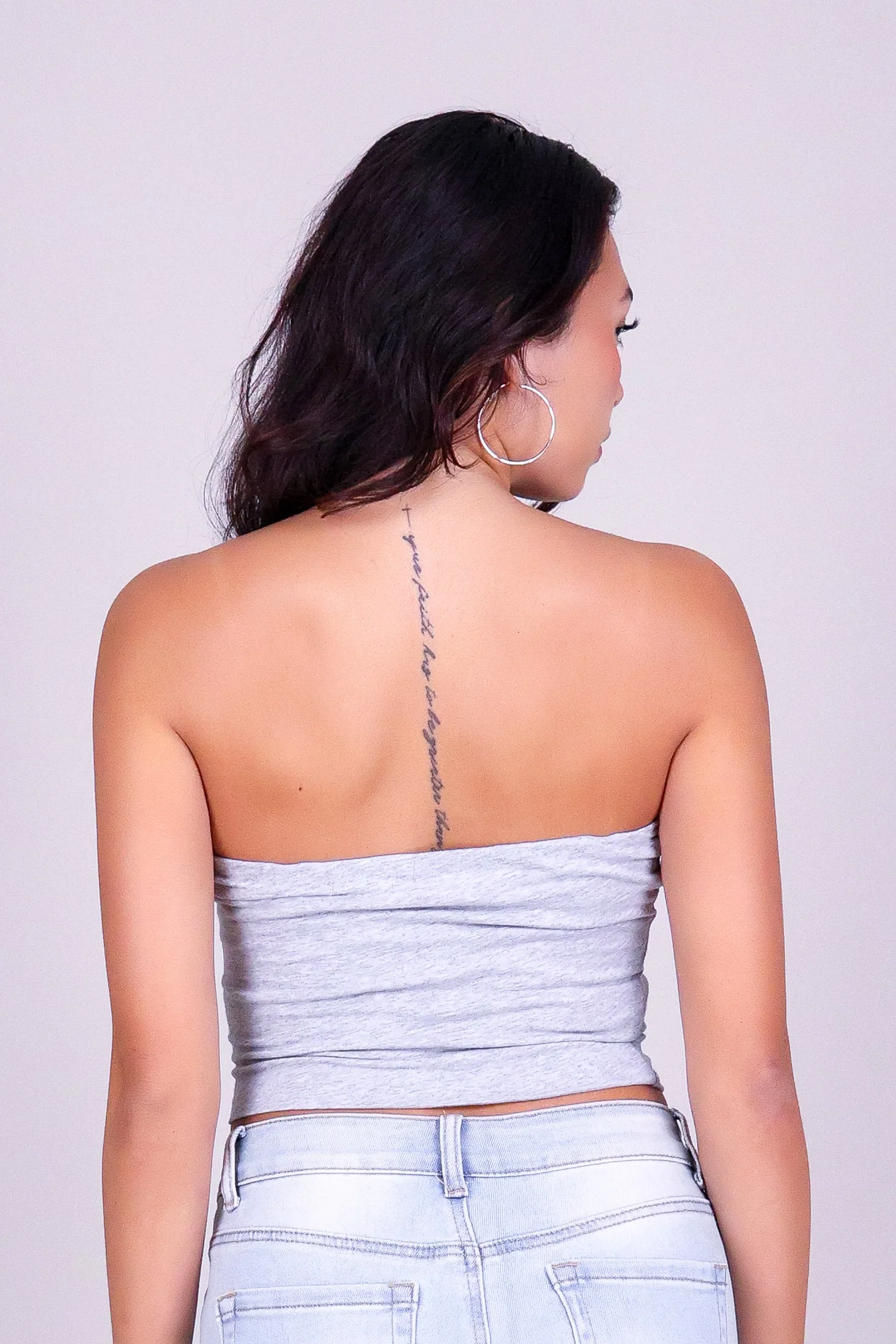 UNTIL FOREVER CROP TUBE TOP - Image 4