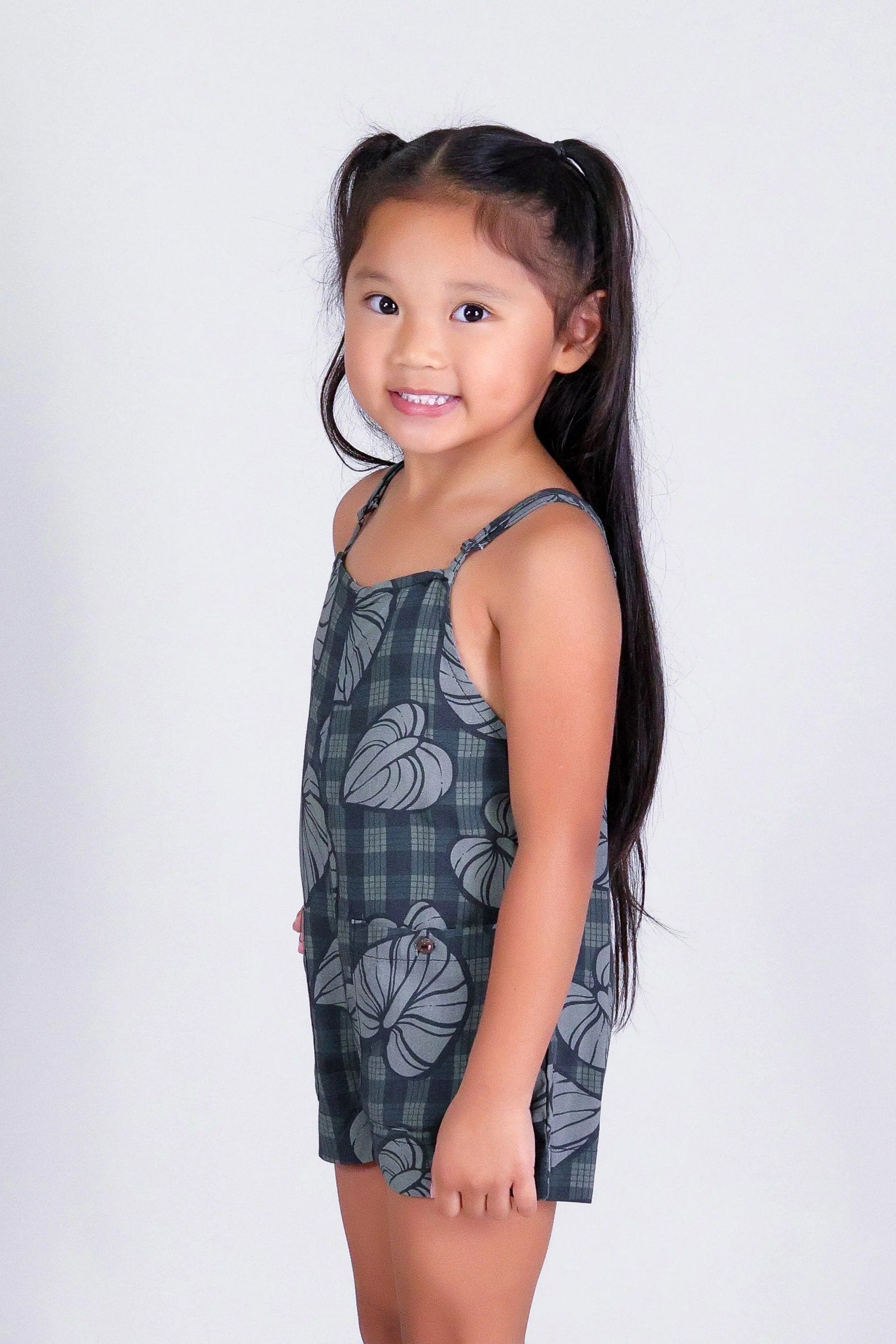 ANTHURIUM PALAKA NO WAIST ROMPER | KIDS SIZE 2-16 - Image 5