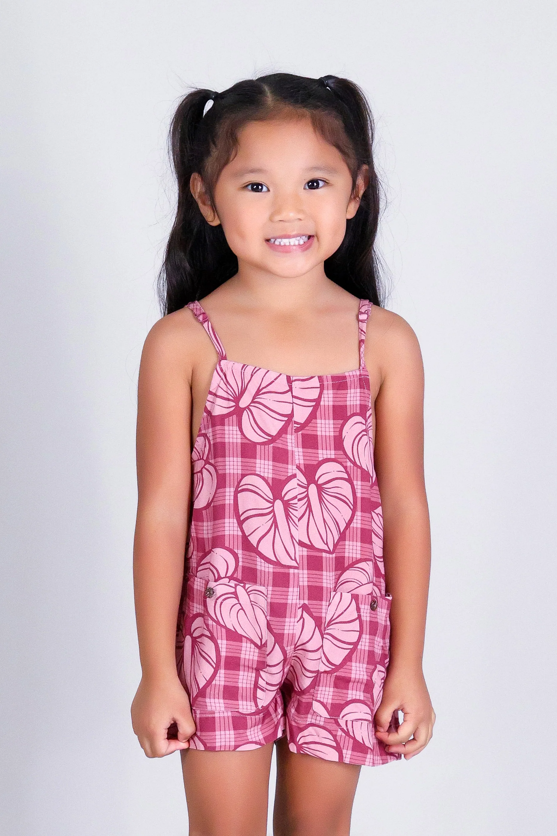 ANTHURIUM PALAKA NO WAIST ROMPER | KIDS SIZE 2-16 - Image 3